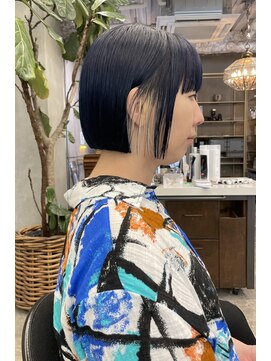 ザ デイ(THE DAY) ネイビーカラー/インナーカラー【ケアブリーチ】