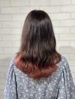 ビスイル 秋葉原店(Vis ill) くびレイヤーエモージュピンクベージュマチルダボブミディ