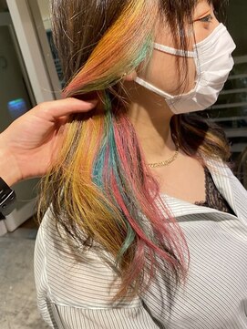 テーラヘアー 稲毛店(TELA HAIR) レインボー☆ヘアー