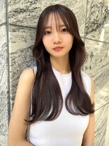 ロンド マーレ 天神大名店(Lond mare) 小顔に見せるヘア/ワンレン/ボブウルフ/ネビージュ/黒髪カタログ