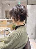 【RYOHEI】ニュアンスパーマ_くびレイヤーエモージュ_ショート