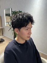 ウノプリールヴァモス(unopulir Vamos)&nbsp;黒髪短髪メンズショート30代大人ヘアアップバング