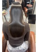 髪質改善カラー×チョコレートブラウン【銀座,銀座一丁目美容室
