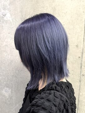 ソロ(soLo) ナチュラルウルフ×ハイトーンカラー【染谷】