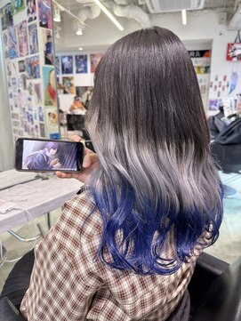 トーキョー オタクヘアー(TOKYO OTAKU HAIR) 薄桜鬼 斎藤一 推しカラー グラデーションカラー
