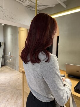 ローレン(LOREN) 透明感髪質改善ベージュダブルカラーミルクティーグレージュ