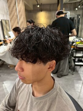 ビカムメンズヘアー 栄店(become men's hair) 波巻きパーマ/波巻きツイスパ