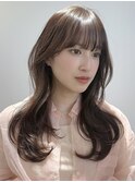 ミニウルフ髪質改善縮毛矯正酸性ストレートレイヤーカット/原宿