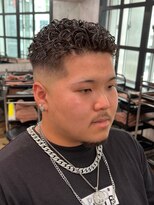 エリマ 横浜西口(elima) 無造作パーマ×アップバングショートスタイル