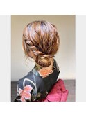 浴衣用ヘアアレンジ♪