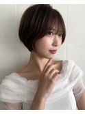 小顔見せ◎ ふんわりショートヘア