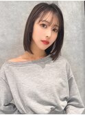 韓国/前髪/縮毛矯正/レイヤー/ショートボブ/ボブ