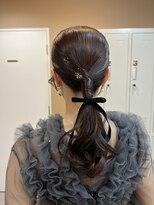 ムード(mood)&nbsp;ヘアセット/タイト/ゆるふわ/結婚式ヘアセット/お呼ばれセット