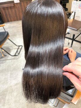 オーバルヘアー(OVAL hair) 髪質改善/艶髪ストレート/美髪/アッシュブラウン