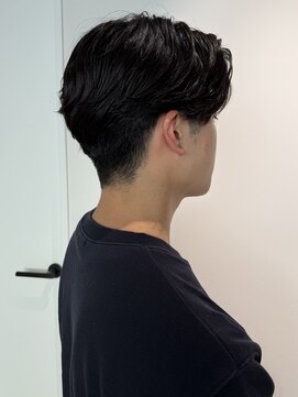 トリッカ シブヤ(TRICCA SHIBUYA) メンズパーマカットフェザーショートニュアンス毛流れ渋谷