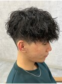波巻きツイスパ/サーフカール/メンズ/men's/メンズサロン/眉毛