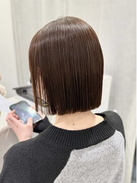 ビューバイネオリーブ 用賀店(Beau'r by neolive) 大人ガーリーダークアッシュ似合わせカットミディアムレイヤー