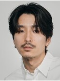 大分メンズパーマニュアンスパーマフェザーパーマセンターパート
