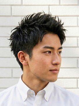 ルシード スタイル リコット(Lucido Style Ricotto) 短髪ツーブロックソフトモヒカン刈り上げ爽やかメンズショート