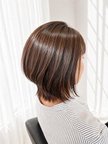 カットカットカットヴェンティ(Cut!Cut!Cut!VENTI)&nbsp;自然な丸みの艶ストレートボブ