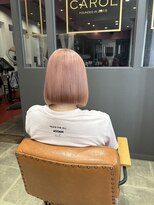キャロル(CAROL)&nbsp;ブリーチで叶えるピンクベージュ