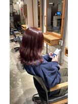 へアサロンアンドカフェガーデン(hair salon&cafe GARDEN)&nbsp;ブリーチなしピンクカラー