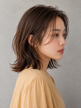 スリーランドメゾン 鶴見区横堤(THREELAND maison) ダークパープル/ナチュラルショート/夏のヘアアレンジ/鶴見横堤