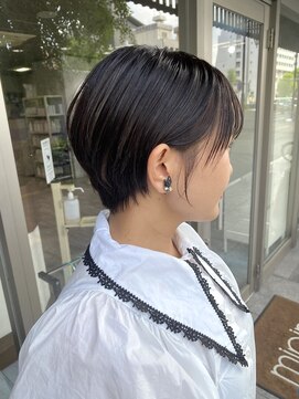 ミニム ヘアー(minim hair) 【minim×日比】ナチュラルカラー/マッシュショート