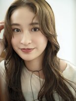 キネン バイ ツリー 宇都宮(kinen by tree)&nbsp;マロンベージュロングの大人華やかウェーブと毛流れ