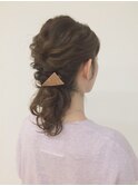 ＊ arrange hair ＊  ×  三角バレッタ