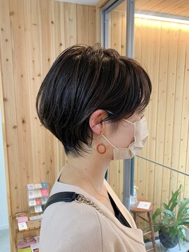 オアシス(oasis) 【oasisオグラ】20代30代40代黒髪ショートボブ丸みショート