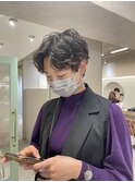 ハンサムショートに無造作パーマ　『ハヤセ』