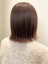 リールヘア 千早店(rire hair)&nbsp;外ハネ×ピンクベージュ　１０代２０代３０代