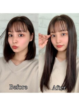 フィーネ 横浜(Fi -Ne) ダイヤモンドプルエクステでイメチェン #プルエクステ#横浜