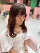 モア 岡崎(more)&nbsp;スタイリスト大山  顔周りレイヤーと髪質改善トリートメント