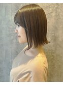 結べるボブ×オリーブグレー