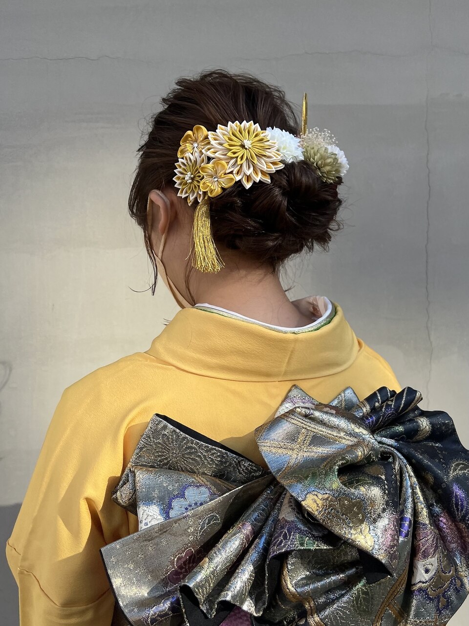 成人式セットヘアセットアレンジ卒業式セットシニヨン/今枝