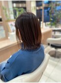 明るめ白髪染め×インナーカラーベージュ