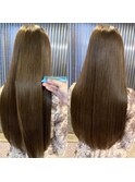 髪質改善ケアストレート