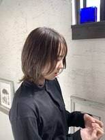 ケセラ(quesera)&nbsp;透け感ヌーディグレージュとレイヤーボブ【大分/ケセラ】