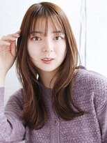 ヘアメイク ナル(hair make nalu)&nbsp;シースルーバングのヨシンモリスタイル