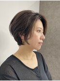 ショート/カール/シアーカラー/銀座/30代/40代