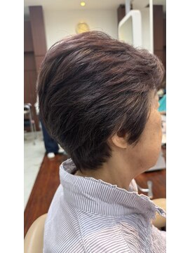 ラディシュ さがみ野(RADISH) 20代30代40代大人可愛いシアーピンクショートボブ