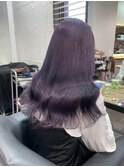 10094韓国ラベンダーパープル髪質改善透明感カラーワンホンヘア