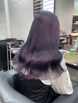 ベレーザシェルト(Beleza scelto)&nbsp;10094韓国ラベンダーパープル髪質改善透明感カラーワンホンヘア