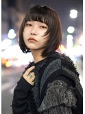 顔周りレイヤーボブ
