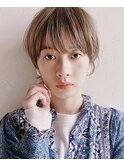 小顔/ショート/美髪/イメチェン/ワイドバング