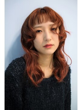 シャルティア(SHALLTIA) オレンジブラウン【山口市美容室】【山口市ハイトーン】