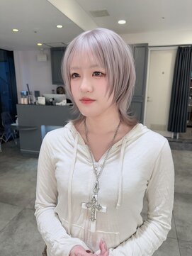 ノエ 心斎橋(Noe) 【Noe心斎橋YUTO】ブリーチ2回ホワイトシルバー/ブリーチ/心斎橋