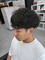 段 ゆるふわ男子に大人気!波巻きパーマ!